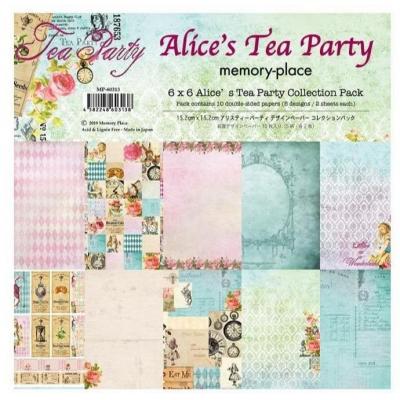 Asuka Studio Memory Place Alice's Tea Party Designpapier - Paper Pack